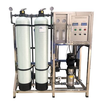 500L / H الصناعية التناضح العكسي التلقائي معالجة المياه مصنع تصفية RO الصغيرة آلة تنقية نظام الترشيح